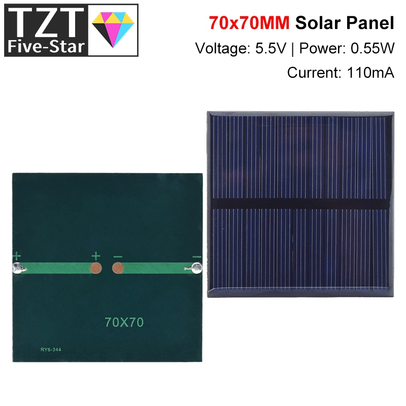 Jinko Solar Panel Cheetah - TZT 1/3PCS 5.5V 110mA solar panel