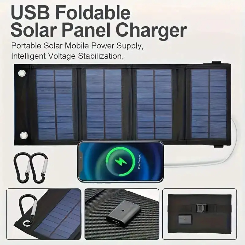 Jinko Solar Panel Cheetah - Portable USB Foldable Solar Panel, Folding
