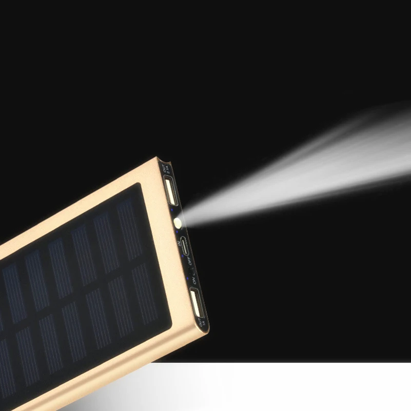 20000mAh Solar Power Bank LED  - огляд і ціна Jinko Solar Panel Cheetah