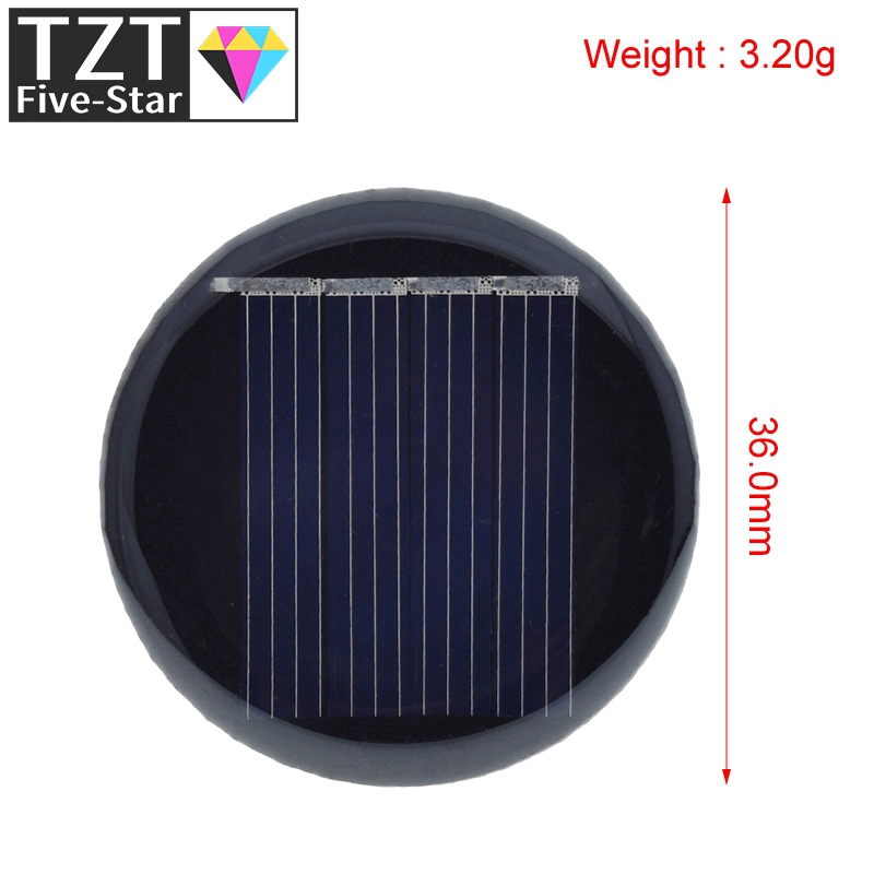 1/3/5PCS 2V 35mA 0.07W D36MM P - огляд і ціна Jinko Solar Panel Cheetah