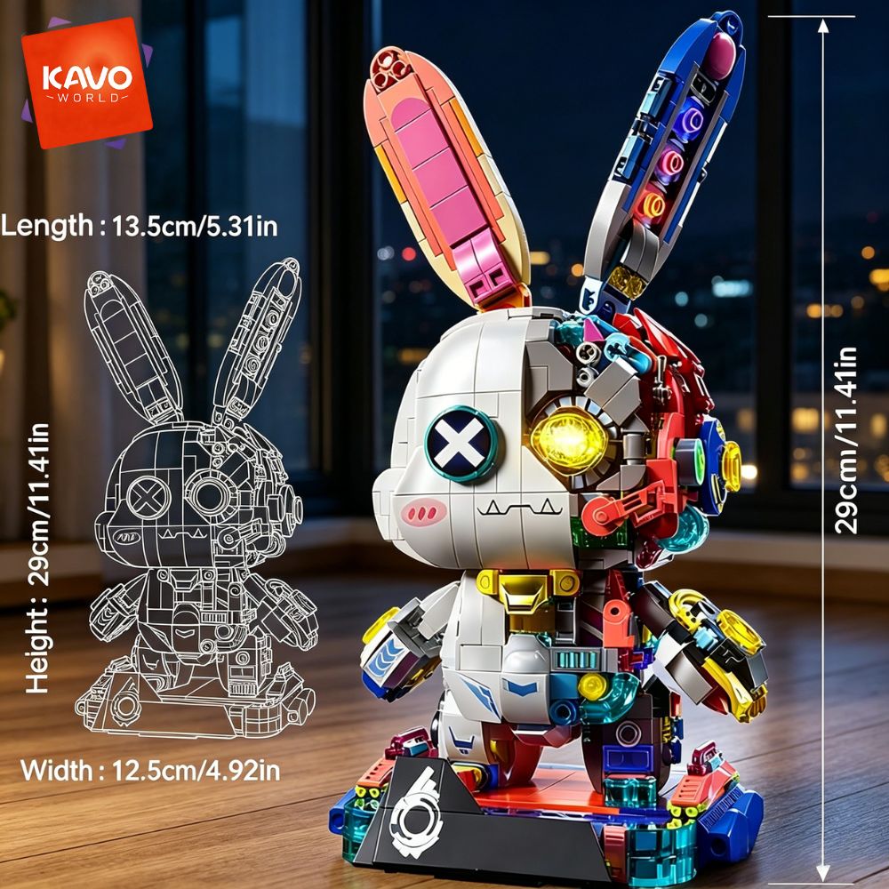 KAVOWORLD 1377PCS Robot Rabbit - огляд і ціна Renewable Energy Certificates