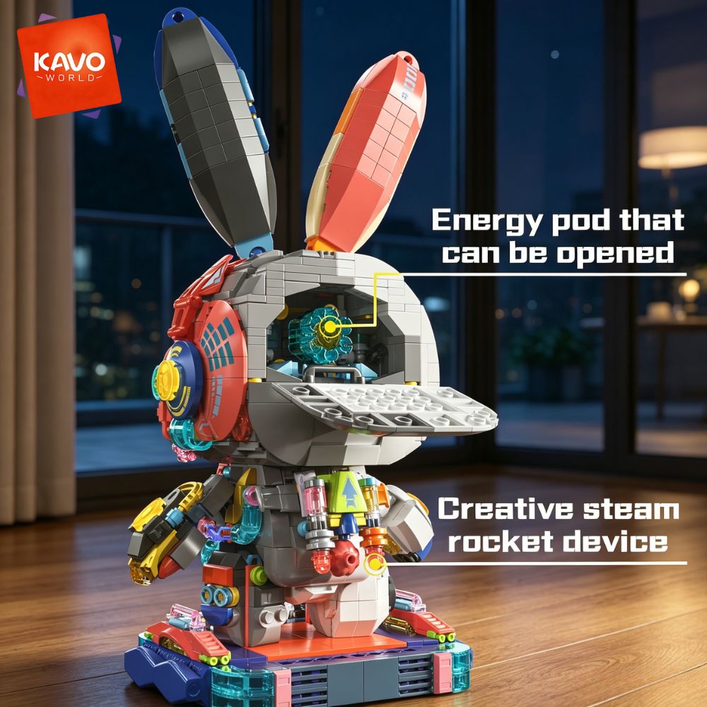 KAVOWORLD 1377PCS Robot Rabbit - огляд і ціна Renewable Energy Certificates