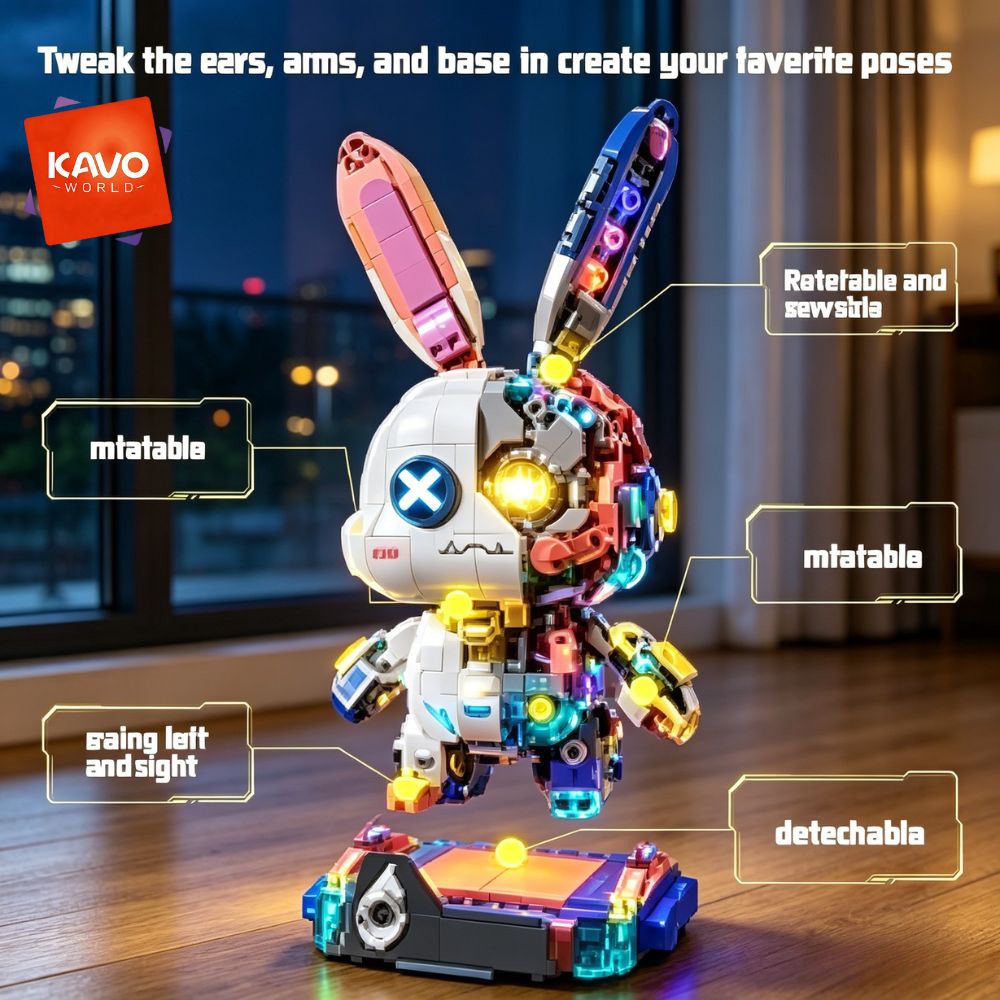 KAVOWORLD 1377PCS Robot Rabbit - огляд і ціна Renewable Energy Certificates