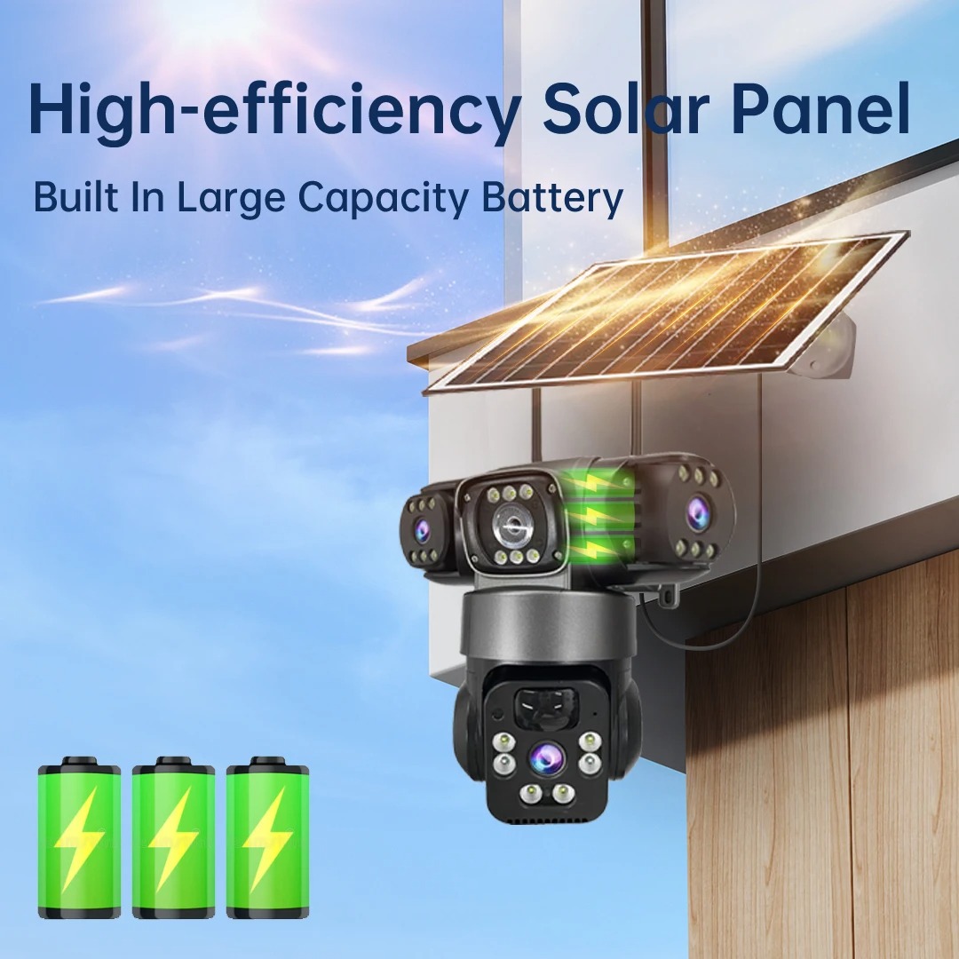 15MP V380 Pro Solar Camera Out - огляд і ціна Jinko Solar Panel Cheetah