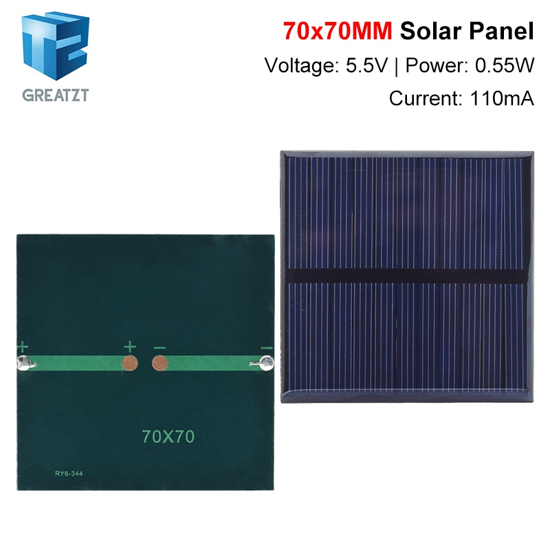 GREATZT 5.5V 110mA Solar Panel - огляд і ціна Jinko Solar Panel Cheetah