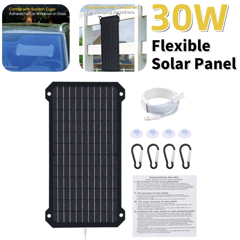 30W Flexible Monocrystalline S - огляд і ціна Jinko Solar Panel Cheetah